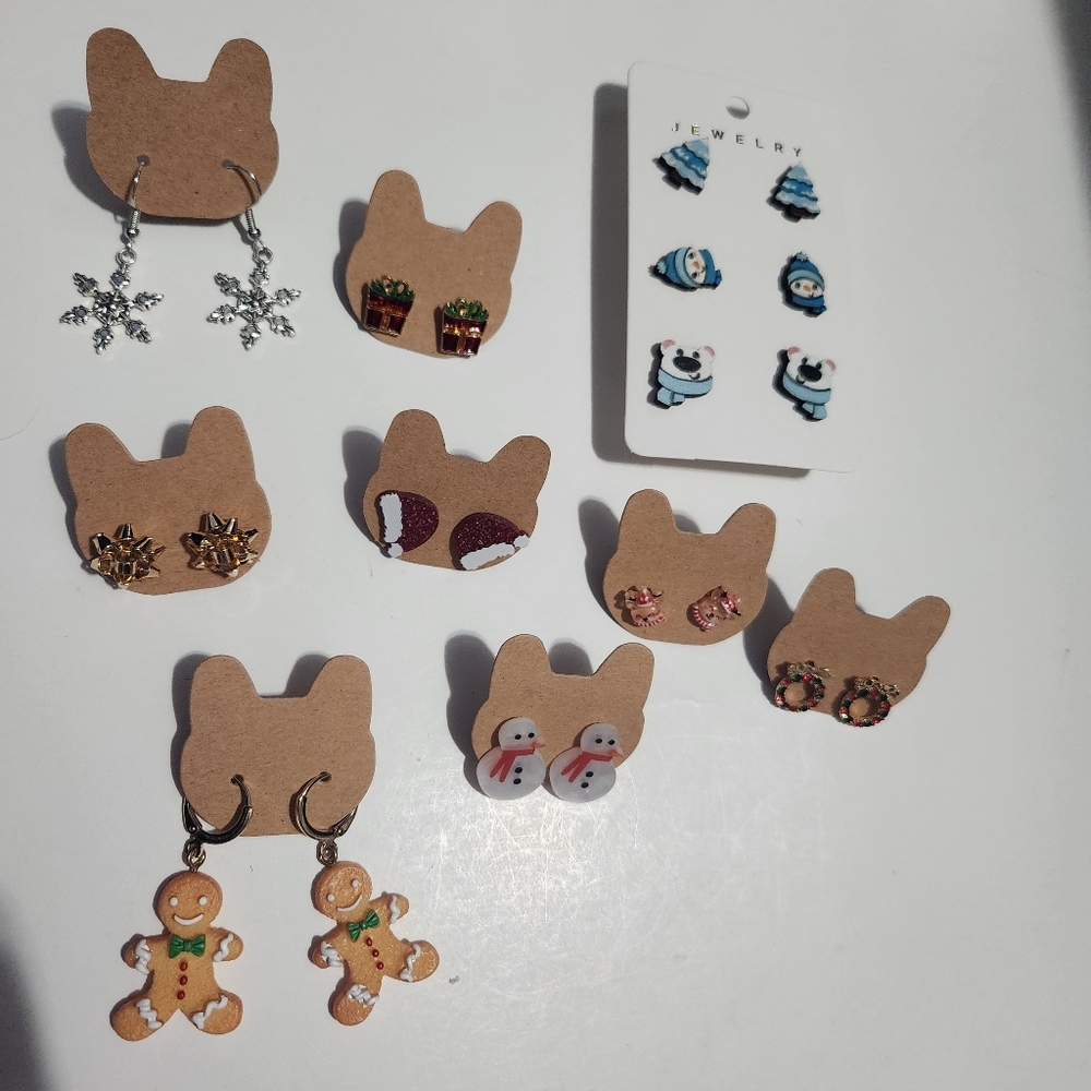 Festive Holiday Earring Bundle